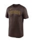 Фото #3 товара Men's Brown San Diego Padres Wordmark Legend T-shirt