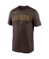 Men's Brown San Diego Padres Wordmark Legend T-shirt