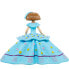 Декоративная фигура Alexandra House Living Celeste Пластик Платье 25 X 12 X 18 CM