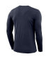 ფოტო #2 პროდუქტის Men's Navy Michigan Wolverines Basketball Icon Legend Performance Long Sleeve T-shirt