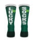 Men's Dallas Mavericks Four Leaf St. Patrick's Day V-Curve Crew Socks