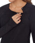 Фото #4 товара Women's Long-Sleeve Snap-Front Maternity Top