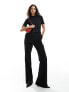 Фото #7 товара Mango jersey top tailored jumpsuit in black