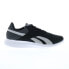 Фото #1 товара Reebok Fluxlite Mens Black Canvas Lace Up Athletic Cross Training Shoes