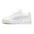 Puma Cali Court Leather Lace Up Womens Off White Sneakers Casual Shoes 39380207