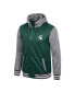 Фото #3 товара Men's Green Michigan State Spartans Robinson Hoodie Full-Snap Jacket