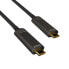 Фото #1 товара Kindermann 5773 000 510 - 10 m - USB C - USB C - USB 3.2 Gen 2 (3.1 Gen 2) - 10000 Mbit/s - Black