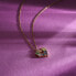Romantic gold-plated heart necklace Colori SAVY06
