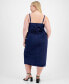 Фото #4 товара Trendy Plus Size Ruffled Midi Dress