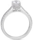 ფოტო #3 პროდუქტის Diamond Triple Row Engagement Ring (1 ct. t.w.) in 14k White Gold