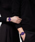 Women's Swiss Medusa Pop Purple Silicone Strap Watch 39mm Set