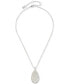 ფოტო #2 პროდუქტის Colored Stone Pendant Necklace, 16" + 3" extender