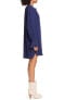 Joie 247656 Womens Erlene Long Sleeve Shift Dress Midnight Size Small