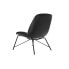 Armchair DKD Home Decor Black Dark grey Metal 69 x 76 x 85 cm