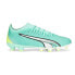 Puma Ultra Match Firm GroundAg Soccer Cleats Womens Green Sneakers Athletic Shoe