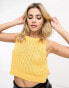 Фото #1 товара Levi's knitted sweater vest in yellow