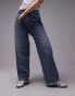 Фото #3 товара Topshop Hourglass high rise Baggy jeans in extreme mid blue