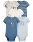 Фото #19 товара Baby 5-Pack Short-Sleeve Bodysuits 12M