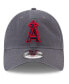 ფოტო #3 პროდუქტის Men's Graphite Los Angeles Angels Fashion Core Classic 9Twenty Adjustable Hat