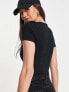 Фото #3 товара ASOS DESIGN Tall fitted crop t-shirt in black