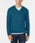 Фото #1 товара Men's V-Neck Cashmere Sweater, Created for Macy's