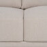 3-Seater Sofa Beige 216 x 90 x 82 cm