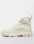 Фото #1 товара Dr Martens boury 8 eye boots in off white leather