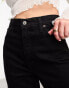 Фото #4 товара Abercrombie & Fitch curve love 90s straight fit jeans in black