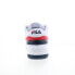 Фото #12 товара Fila T-1 Mid 1VT13037-150 Mens White Leather Lifestyle Sneakers Shoes 9