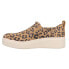 Фото #3 товара TOMS Tristan Leopard Print Platform Womens Brown Sneakers Casual Shoes 10017863
