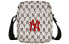 Белая спортивная сумка MLB Monogram NY 32BGD2011-50B Белый - фото #1