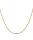 18k Yellow Gold 18" Baby Rope with Lobster Clasp Chain Necklace