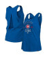 Фото #2 товара Women's Royal Chicago Cubs Open Back Tank Top