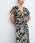 Фото #13 товара Women's Printed Cut-Out Detail Dress