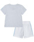 ფოტო #3 პროდუქტის Baby Boys MJ Flight MVP Mesh Short Set