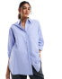 Фото #2 товара Vero Moda Aware oversized oxford shirt in blue