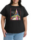 ფოტო #4 პროდუქტის Plus Size Color Eiffel Tower T-Shirt, Created for Macy's