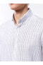 Фото #11 товара Рубашка классическая LC WAIKIKI Slim Fit с длинным рукавом из поплина с полосками