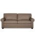 Фото #7 товара Orid 77" Leather Roll Arm Apartment Sofa, Created for Macy's