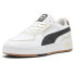 Puma Pl Ca Pro Crush Lace Up Mens Black, Off White, White Sneakers Casual Shoes