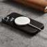 Фото #16 товара Чехол из натуральной кожи iPhone 14 Pro Max магнитный с MagSafe ICARER Oil Wax бронза