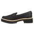 TOMS Cara Lug Sole Loafers Womens Black 10020224-001