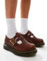 Dr Martens 8065 mary jane shoes in tan leather