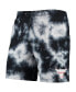ფოტო #3 პროდუქტის Men's Black Chicago Bulls Fleece Tie-Dye Shorts