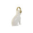 Фото #2 товара Декоративная фигура Home ESPRIT Белый Чёрный Позолоченный Пёс 12 x 18 x 30 cm (2 штук)