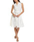 Фото #1 товара Платье Sharagano с поясом в полоску для женщин