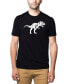 Фото #1 товара Men's Premium Word Art T-Shirt - Tyrannosaurus Rex