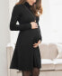 Фото #7 товара Women's Vanessa Turtleneck Maternity Dress