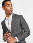 Фото #4 товара Jack & Jones Premium super slim fit tweed suit jacket in dark grey