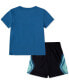 ფოტო #2 პროდუქტის Toddler Boys Air Heat Map Graphic T-Shirt & Mesh Shorts, 2 Piece Set